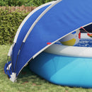 vidaXL Medence kupola 472 x 460 x 229 cm 185T poliészter PU bevonattal