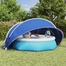 vidaXL Medence kupola 472 x 460 x 229 cm 185T poliészter PU bevonattal
