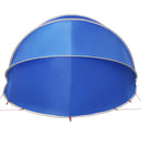 vidaXL Medence kupola Zöld 472 x 460 x 229 cm