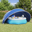vidaXL Medence kupola 500 x 500 x 236 cm 185T poliészter PU bevonattal