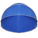 vidaXL Medence kupola 500 x 500 x 236 cm 185T poliészter PU bevonattal