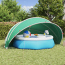 vidaXL Medence kupola 500 x 500 x 236 cm 185T poliészter PU bevonattal