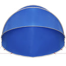 vidaXL Medence kupola Kék 500 x 500 x 236 cm