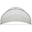 vidaXL Medence kupola Szürke és narancs 500 x 500 x 236 cm