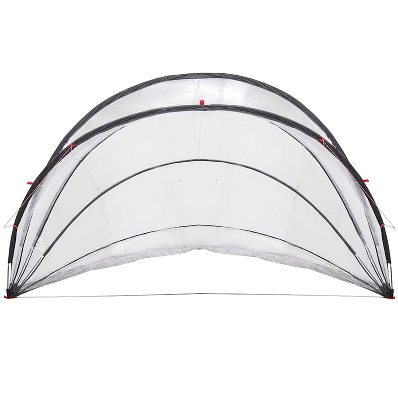 vidaXL Medence kupola Átlátszó 500 x 500 x 236 cm PVC