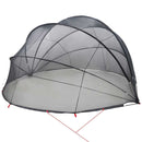vidaXL Medence kupola Fekete 500 x 500 x 236 cm