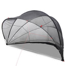 vidaXL Medence kupola Fekete 500 x 500 x 236 cm