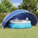 vidaXL Medence kupola 546 x 516 x 250 cm 185T poliészter PU bevonattal