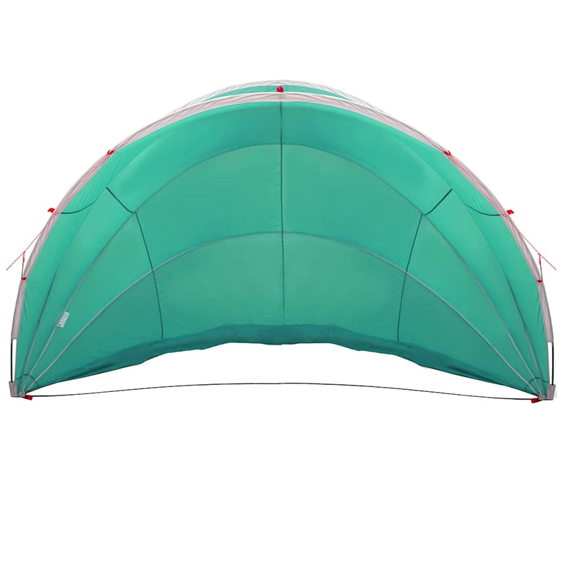 vidaXL Medence kupola Zöld 546 x 516 x 250 cm