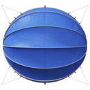 vidaXL Medence kupola 546 x 516 x 250 cm 185T poliészter PU bevonattal