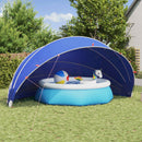 vidaXL Medence kupola 592 x 590 x 275 cm 185T poliészter PU bevonattal
