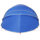 vidaXL Medence kupola 592 x 590 x 275 cm 185T poliészter PU bevonattal