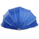 vidaXL Medence kupola 592 x 590 x 275 cm 185T poliészter PU bevonattal
