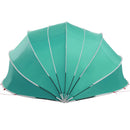 vidaXL Medence kupola 592 x 590 x 275 cm 185T poliészter PU bevonattal