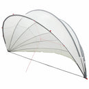 vidaXL Medence kupola Szürke és narancs 592 x 590 x 275 cm