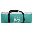 vidaXL Medencetábor Dóm Zöld 538 x 440 x 204 cm