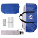 vidaXL Medencetábor Dóm 538 x 440 x 204 cm Azure kék
