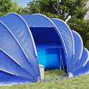 vidaXL Medencetábor Dóm 538 x 440 x 204 cm Azure kék