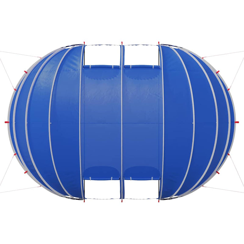 vidaXL Medencetábor Dóm Kék 538 x 440 x 204 cm