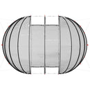 vidaXL Medencetábor Dóm Átlátszó 538 x 440 x 204 cm PVC