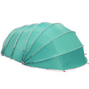 vidaXL Medencetábor Dóm 640 x 432 x 205 cm Tengeri Zöld