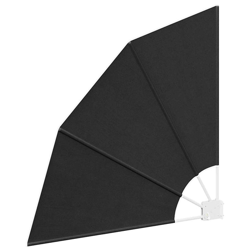 vidaXL Erkély adatvédelmi képernyő Antracit 115 x 115 cm szövet