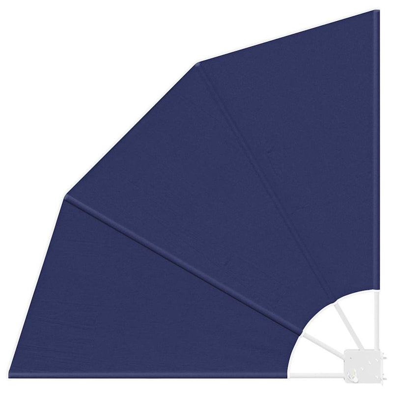 vidaXL Erkély adatvédelmi képernyő Tengerészkék 115 x 115 cm szövet