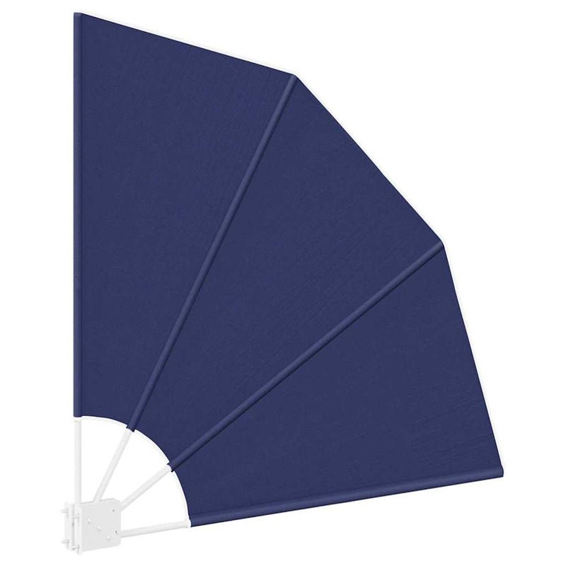 vidaXL Erkély adatvédelmi képernyő Tengerészkék 115 x 115 cm szövet