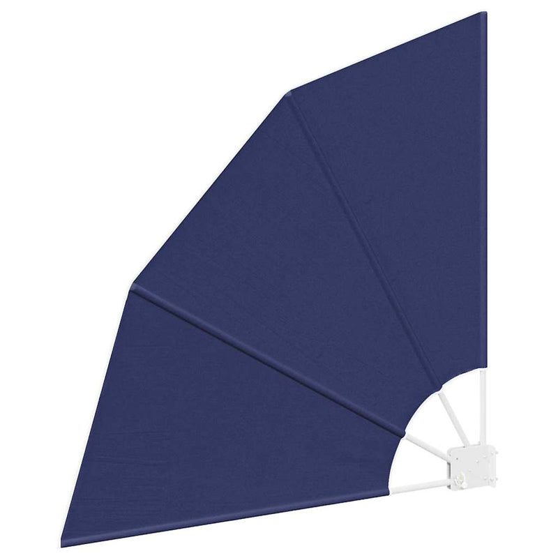 vidaXL Erkély adatvédelmi képernyő Tengerészkék 115 x 115 cm szövet