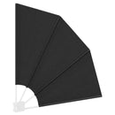 vidaXL Erkély adatvédelmi képernyő 115 x 115 cm Poliészter Fekete