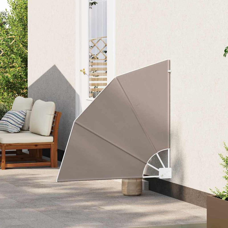 vidaXL Erkély adatvédelmi képernyő Tópszínű 115 x 115 cm szövet