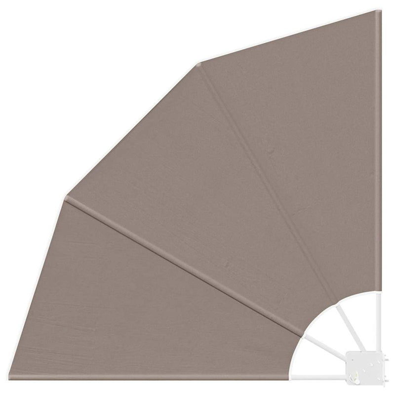 vidaXL Erkély adatvédelmi képernyő Tópszínű 115 x 115 cm szövet