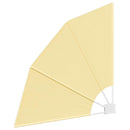 vidaXL Erkély adatvédelmi képernyő Homokszín 115 x 115 cm szövet