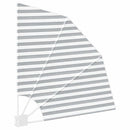 vidaXL Erkély adatvédelmi képernyő Antracit szürke és fehér