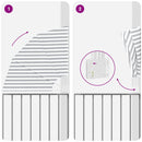 vidaXL Erkély adatvédelmi képernyő Antracit szürke és fehér