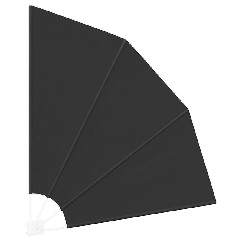 vidaXL Erkély adatvédelmi képernyő Antracit 140 x 140 cm szövet