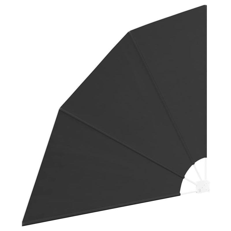 vidaXL Erkély adatvédelmi képernyő Antracit 140 x 140 cm szövet