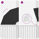 vidaXL Erkély adatvédelmi képernyő Antracit 140 x 140 cm szövet