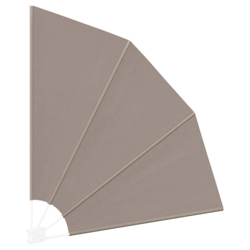 vidaXL Erkély adatvédelmi képernyő Tópszínű 140 x 140 cm szövet