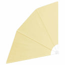 vidaXL Erkély adatvédelmi képernyő Homokszín 140 x 140 cm szövet