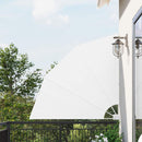 vidaXL Erkély adatvédelmi képernyő Fehér 140 x 140 cm szövet