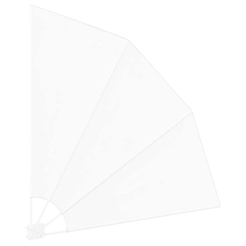 vidaXL Erkély adatvédelmi képernyő Fehér 140 x 140 cm szövet