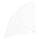 vidaXL Erkély adatvédelmi képernyő Fehér 140 x 140 cm szövet