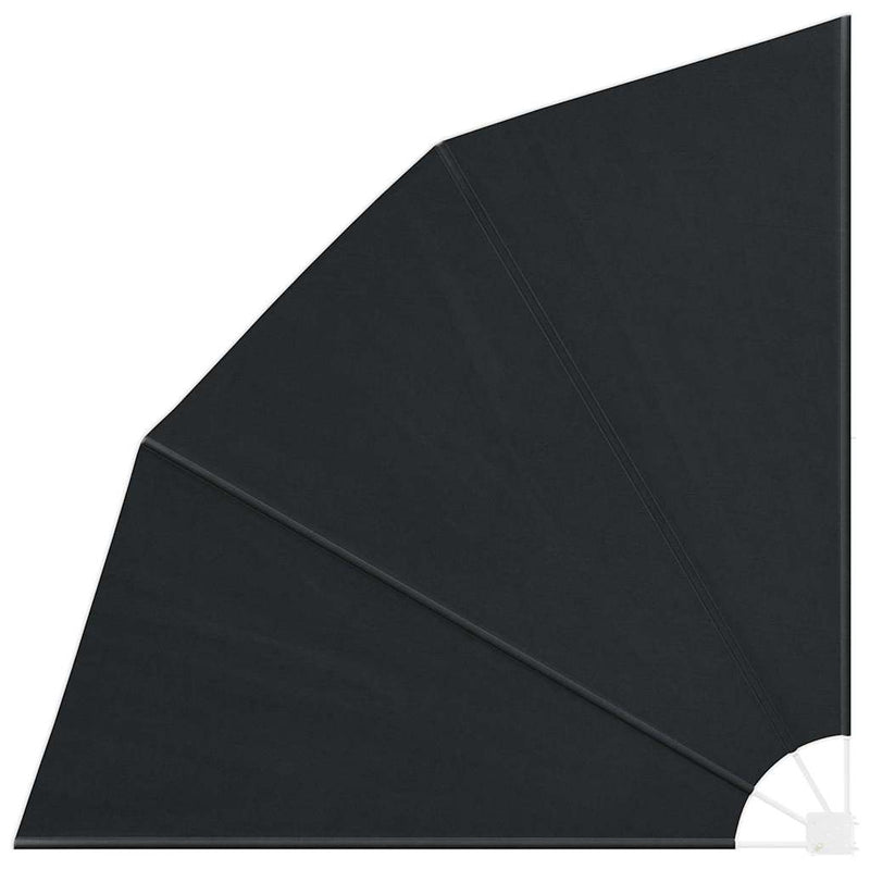 vidaXL Erkély adatvédelmi képernyő Antracit 210 x 210 cm szövet