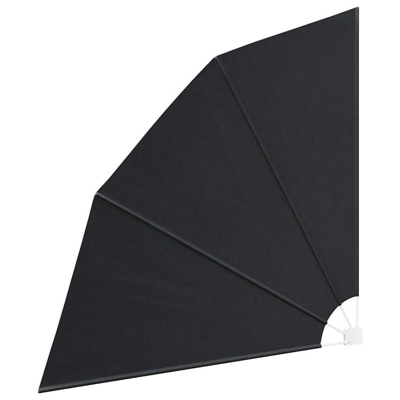 vidaXL Erkély adatvédelmi képernyő Antracit 210 x 210 cm szövet