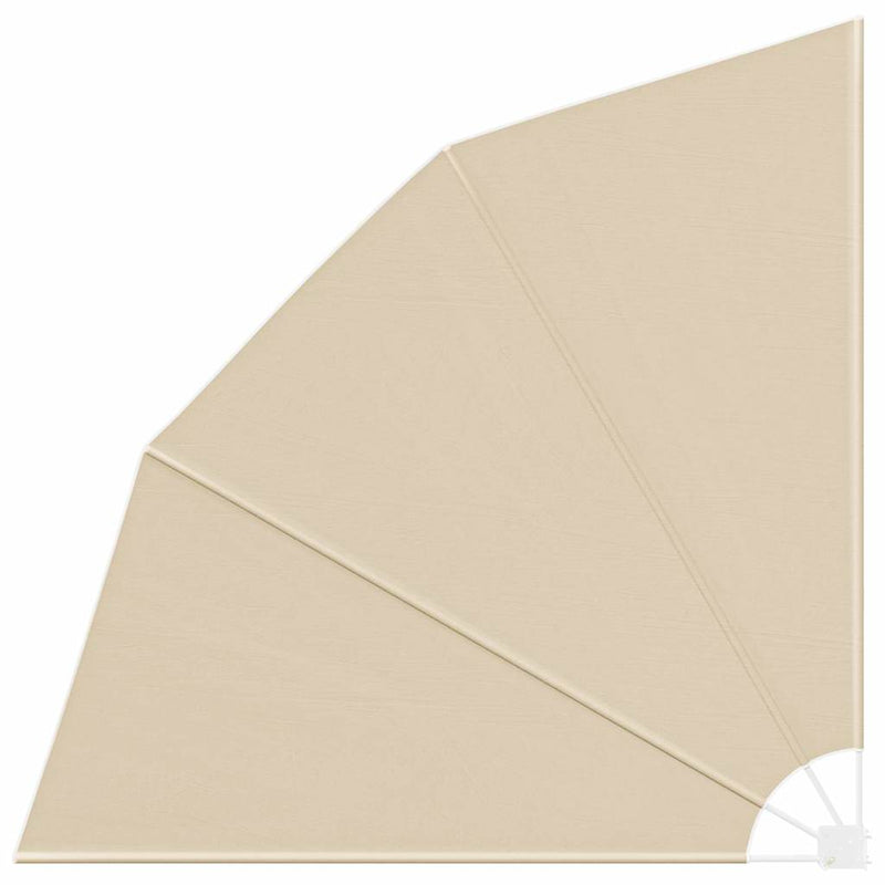 vidaXL Erkély adatvédelmi képernyő Bézs 210 x 210 cm szövet
