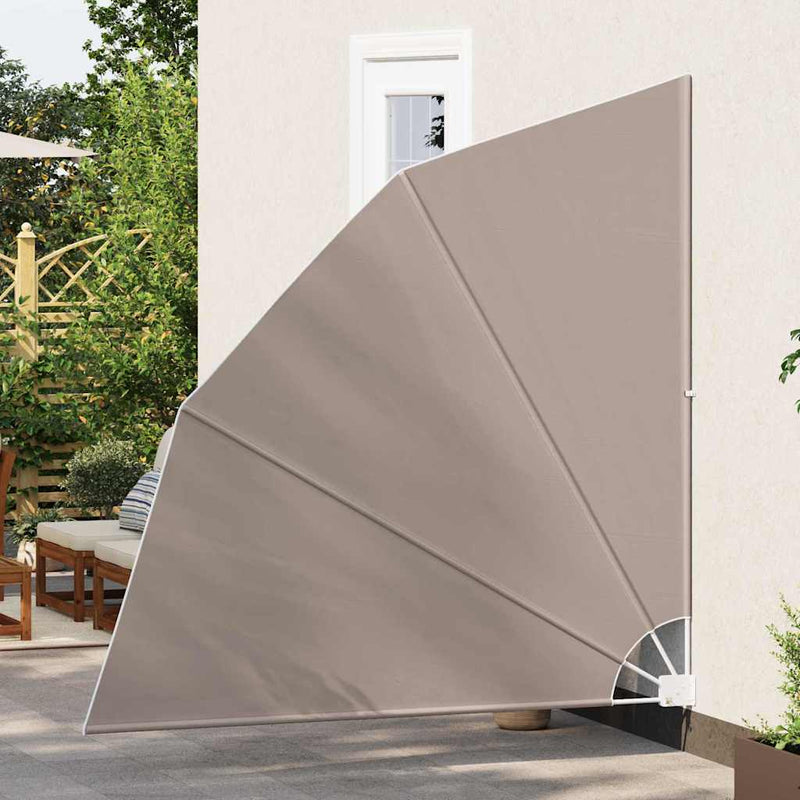 vidaXL Erkély adatvédelmi képernyő Tópszínű 210 x 210 cm szövet