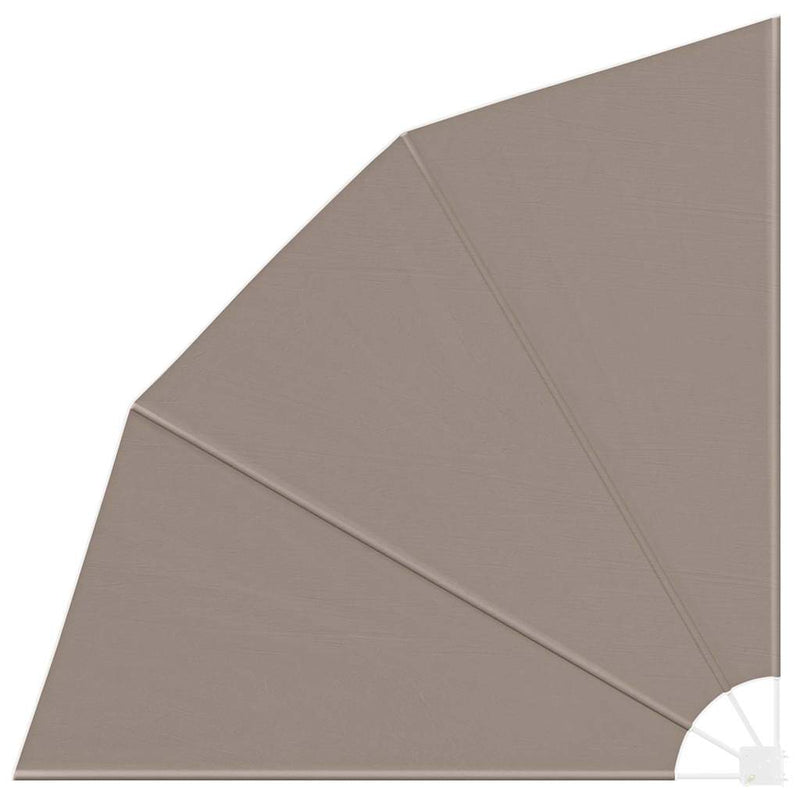 vidaXL Erkély adatvédelmi képernyő Tópszínű 210 x 210 cm szövet