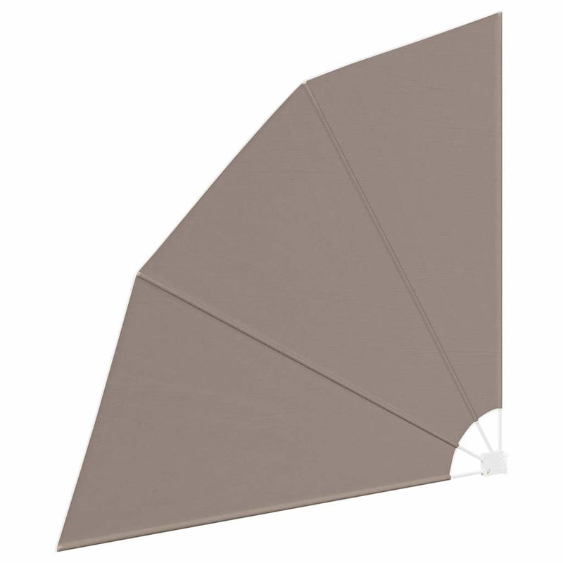 vidaXL Erkély adatvédelmi képernyő Tópszínű 210 x 210 cm szövet