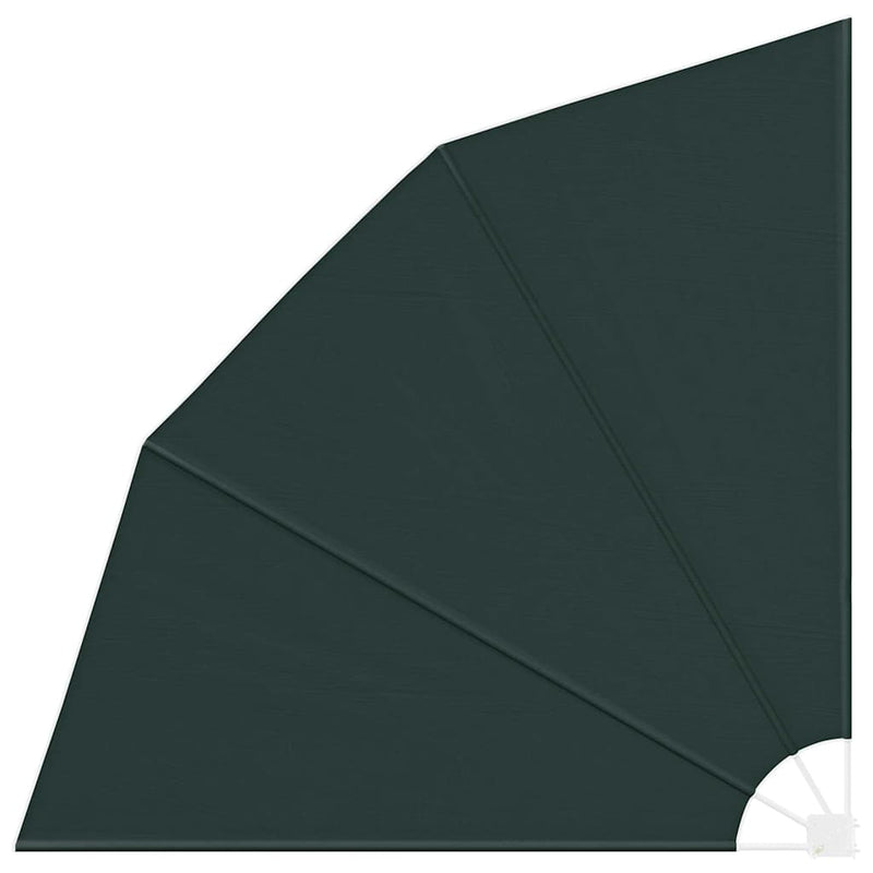 vidaXL Erkély adatvédelmi képernyő Sötétzöld 210 x 210 cm szövet